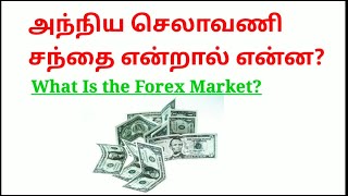 what is the forex ? tamil, அந்நிய செலாவணி சந்தை என்றால் என்ன?