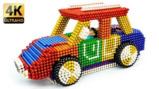 DIY - How To Build MINI Countryman Car From Magnetic Balls (Satisfaction) - Magnet Balls