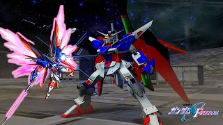 Gundam Seed Destiny Rengou VS ZAFT 2 Plus - Destiny Gundam Spec II Awakened Mod Arcade Mode Route G