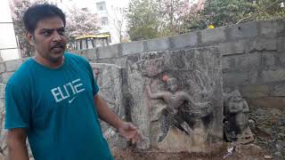 Inscriptions Hero stones  at Seegehalli to Sonnenahalli road