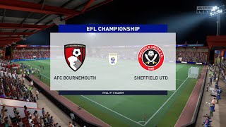 FIFA 22 | AFC Bournemouth vs Sheffield United - Vitality Stadium | Gameplay