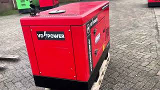 Himoinsa HYW 13 Yanmar 3TNV88 13 kVA 400 volt aggregaat generatorset stroomgroep