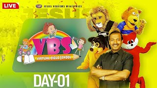 🔴🅻🅸🆅🅴 | Virtual Bible School - 2023 (VBS) - Day 1 | Jesus Redeems | May 15, 2023 | Life tv Karnataka