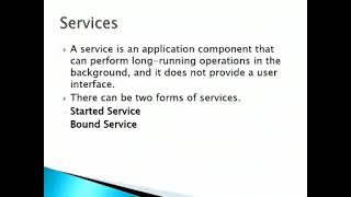 EC312 object oriented programming, module 5-Services-Asst Prof Deepthi Thomas