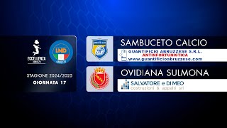 Eccellenza Abruzzo 17° giornata | Sambuceto - Ovidiana Sulmona (0-0)