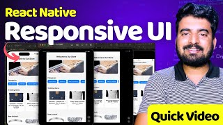 React Native Responsive UI 🔥| Engineer Codewala