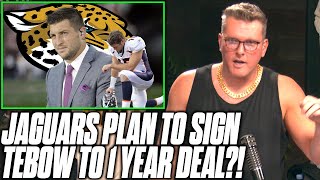 Pat McAfee Reacts: Jaguars Planning To Sign Tim Tebow To 1 Year Deal At Tight End