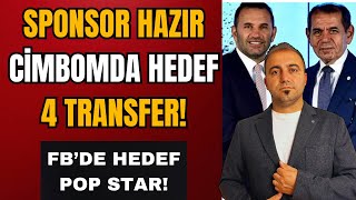 SPONSOR HAZIR CİMBOMDA HEDEF 4 TRANSFER I Mikautadze, Dybala, Danso, I FB'de hedef pop star #golvar