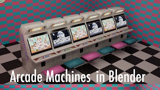 Modeling arcade machines in Blender, even for beginners!