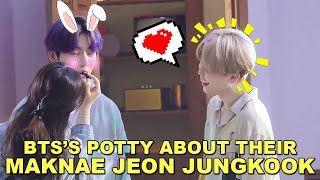 BTS's Potty About Their Maknae Jeon Jungkook