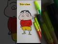 Shinchan drawing easy || cartoon drawing / #shin chain cartoon #short feed #shorts