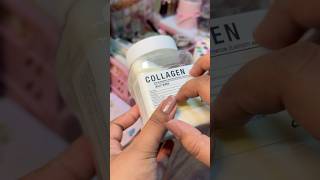 Collagen jelly mask unboxing asmr♥️. #asmr #shein #shorts #unboxing #makeup #kbeauty #organization