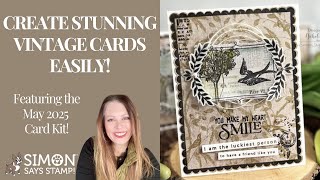 Create Stunning Vintage Cards Easily with our NEW Card Kit!
