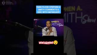 Fans Say Stephen A Smith Doesn't Speak For Them Concerning Mo'nique😯 #monique #wow360news #shorts