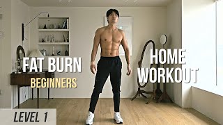 Fat Burning Home Workout For Beginners (Level 1)