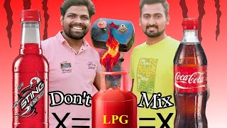 Don't Mix LPG in Coca Cola And Sting ||