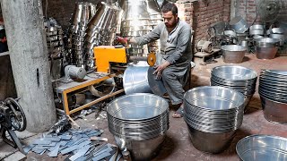 Amazing Process of Making Stainless Steel Tub | Factory Manufacturing Process