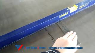 how to measure the aluminum plate/sheet flatness