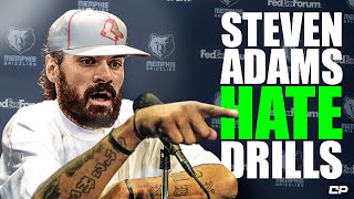 Steven Adams HATES Their Practice Drills 😆 | Highlights #Shorts