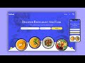 Responsive Restaurant Website design Using HTML CSS Bootstrap & JavaScript | Food Website Design