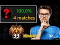 Miracle- Enjoys His Another 100% Winrate Hero in Pubs