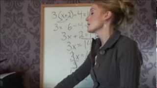 Algebra Made Easy:  Expand \u0026 Simplify to Solve for X