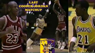 Michael Cooper vs Michael Jordan Announcers Doubt 32Year Cooper Can Defend MJ and Coop Responds 1990