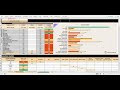 Head counts dashboard in Excel - Buy from https://premiumexcel.etsy.com