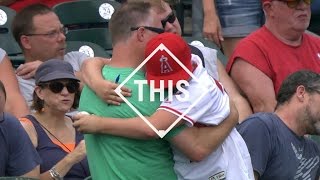 #THIS: Young fan emotional after Trout's autograph