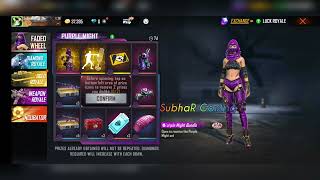 PURPLE MIGHT FADED WHEEL EVENT FREE FIRE | PURPLE MIGHT BUNDLE | MORE PRACTICE EMOTE FREE FIRE