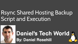 Rsync shared hosting backup: script and execution