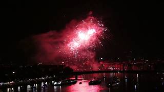 Feuerwerk In Basel zum Nationalfeiertag 2018