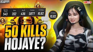 CONQUEROR TOP 100 LIVE😱PLAYING BGMI 3.6 UPDATE😍💥BGMI LIVE |#bgmilive #girlgamer #pubgmobile