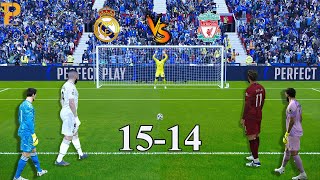 Real Madrid vs Liverpool [ Longest Penalty Shootout]  eFootball™ PC Gameplay #judebellingham