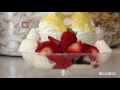 ricardo teaches us how to make a strawberry sundae