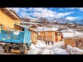 How people live and eat in the Mountains of Uzbekistan. UNIQUE Asian Mountain FOOD