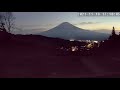 富士山ライブ動画 2021年11月の河口湖富士山遥拝所タイムラプス