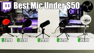 Best Mic For Streaming/Recording Under $50 On Amazon!