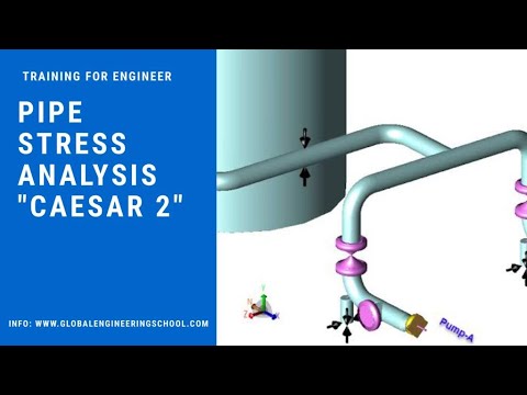 TRAINING PIPE STRESS ANALYSIS USING CAESAR II - YouTube