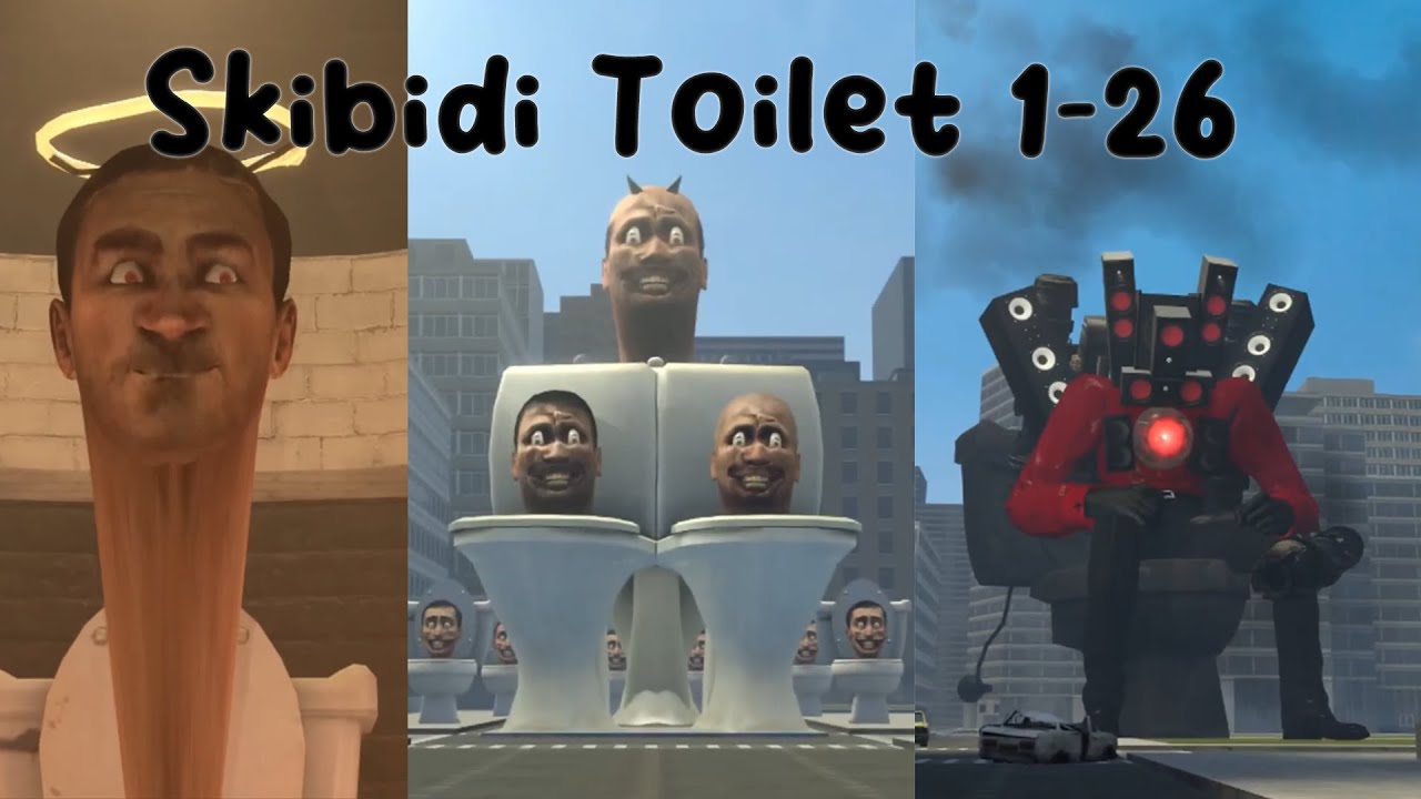 Skibidi Toilet 1-26 ALL Seasons (All Episodes) | Credits: @DaFuqBoom ...