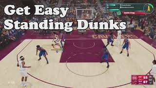 How to Get Easy Standing Dunks - Core Rise Up Fast NBA 2K23