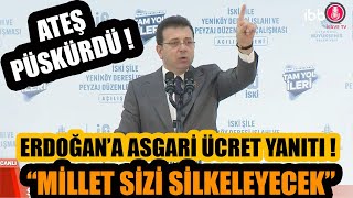 EKREM İMAMOĞLU ASGARİ ÜCRETE ATEŞ PÜSKÜRDÜ ! \