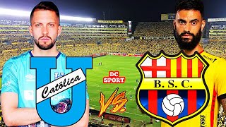 U. Católica vs Barcelona SC Fecha 6 Liga Pro Ecuador 2022