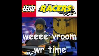 I vroom in LEGO Racers for 44m 37s 690ms for the [former] Any Glitchless Speedrun World Record