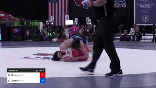 62 Kg Rnd Of 16 - Gianna Moreno, Austin Texas Wrestling Club Vs SaVannah Cosme, Sunkist Kids Wrest