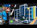 Zombie MONKEY Police Haunted at Police KOBAN 😱 | SAKURA School Simulator Horror Drama 👺