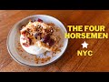 Eating and Drinking at The Four Horsemen. NYC. A Michelin Starred Wine Bar