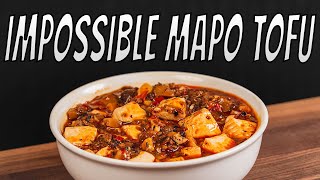 How To Make Vegan Mapo Tofu With Impossible Meat l Simple Mapo Tofu Recipe l One Minute Recipes