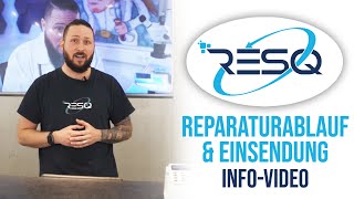 Reparatur- und Einsendungsablauf - RESQ Data \u0026 Repair