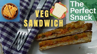 Healthy Veg Sandwich !! Five Minute Recipe !! ਵੈਜ ਸੈਂਡਵਿਚ ਬਣਾਓ ਸਿਰਫ ਪੰਜ ਮਿੰਟ ਵਿੱਚ !! वैज सैंडविच